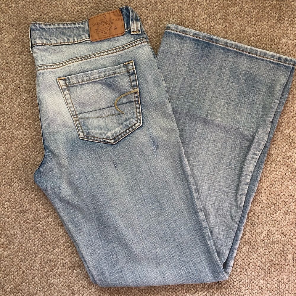 American Eagle Jeans size 12R Boyfriend 77